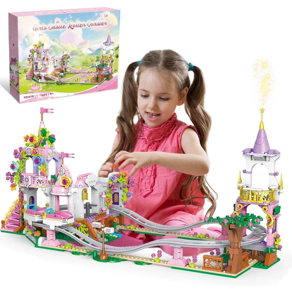 Fairyland Windsor Castle Amusement Park Roller Coaster Building Set (Item No. 11